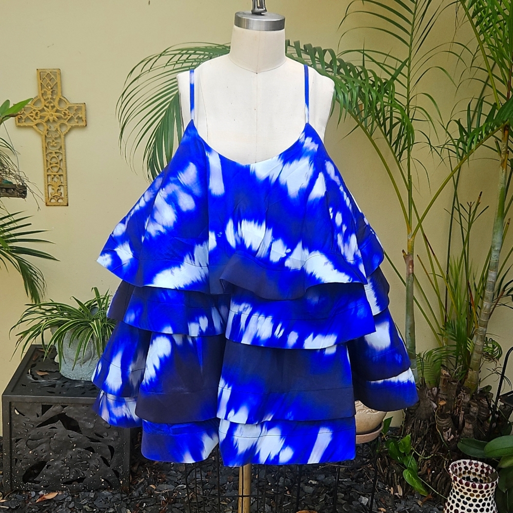 Love Highlight blue & white dress size: Large